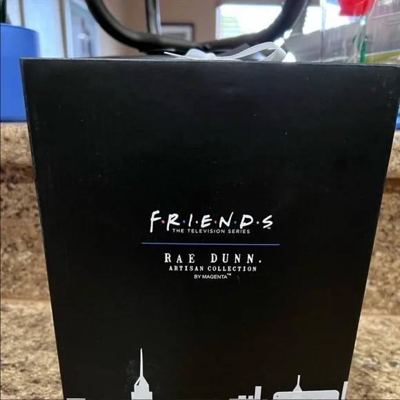 Rae Dunn Friends collection mug with topper set - Picture 2 of 2